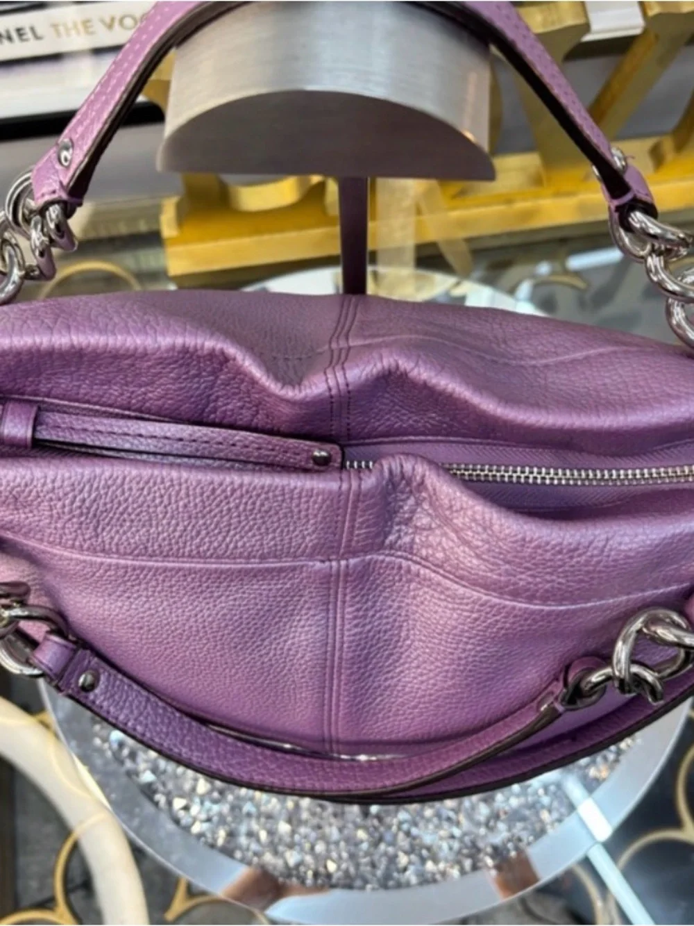 Coach Maddison Sophia Leather SATCHAL Like New